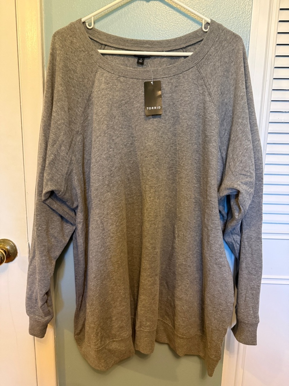 torrid Heather Gray Pullover Sweatshirt
